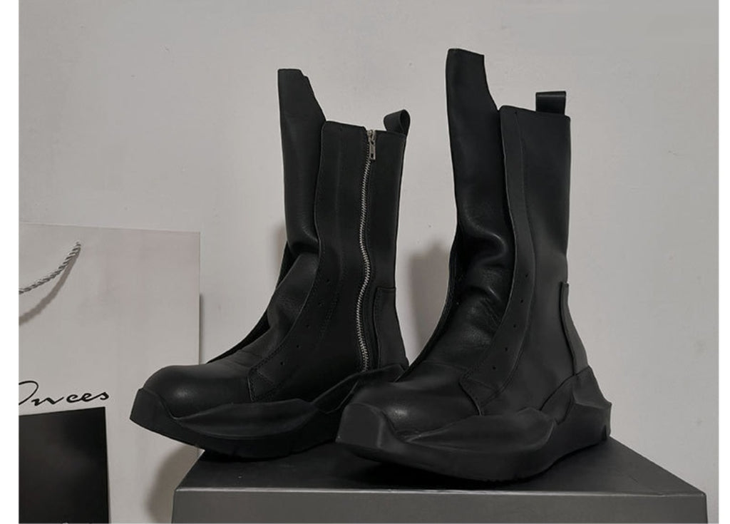 001 Leather Boots