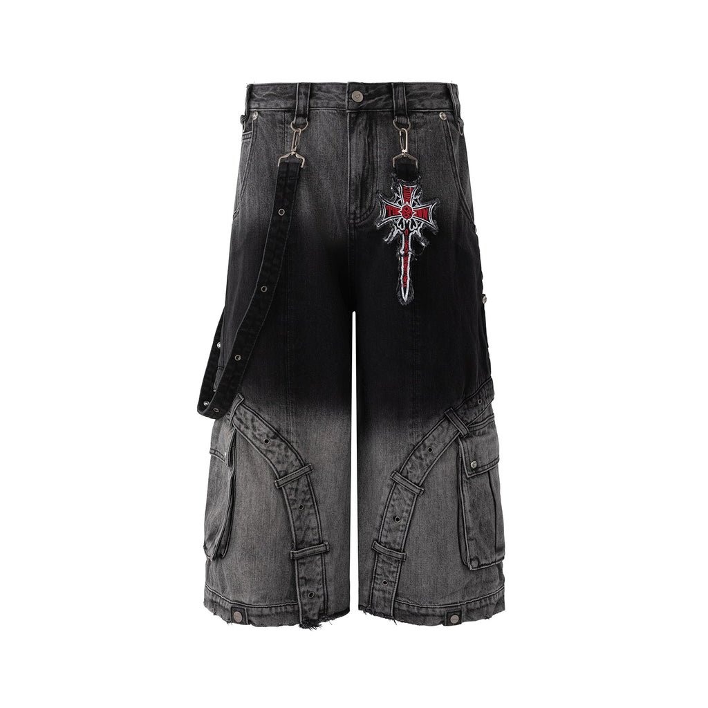 Heavy-duty Washed Jeans
