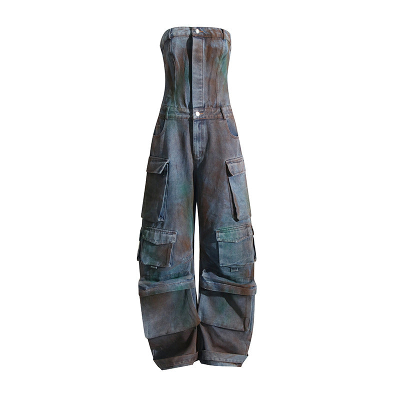 Distress Jumpsuit