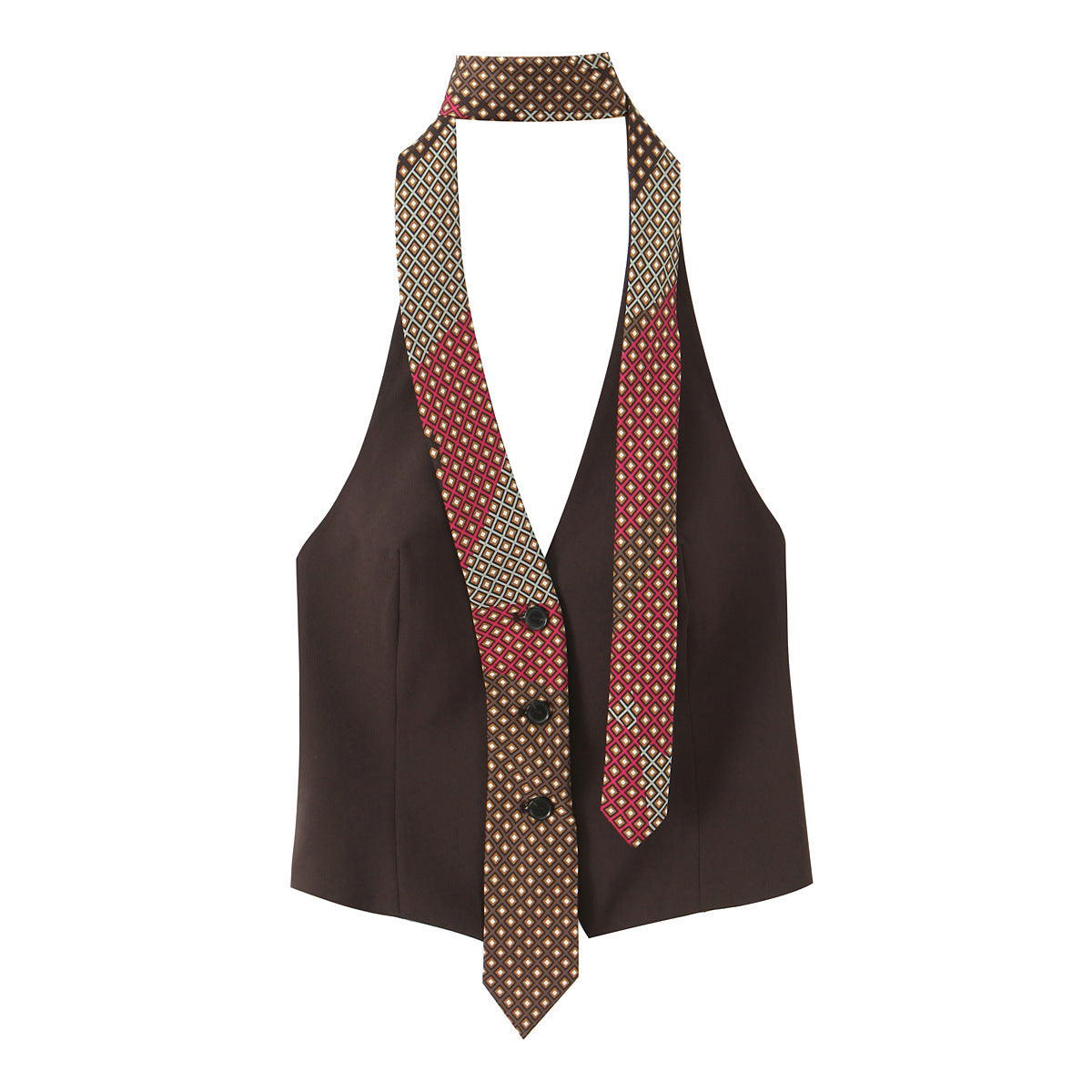 Tie-clip Necklace Vest