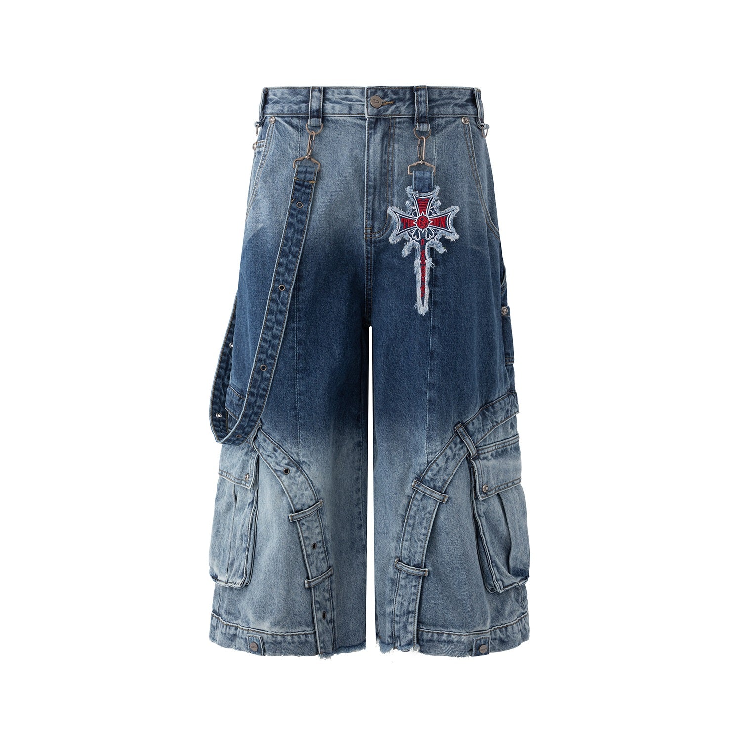 Heavy-duty Washed Jeans
