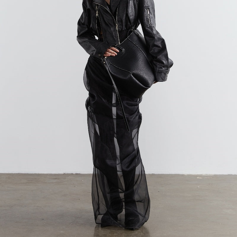 Two-piece Skirt With Pleated Yarn