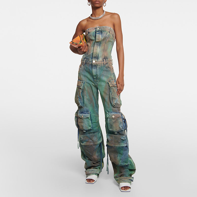 Distress Jumpsuit